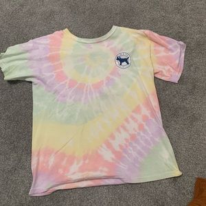 Doodle and crew tie dye shirt